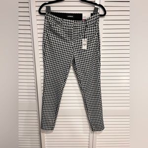 Houndstooth Stretch Dress Pants